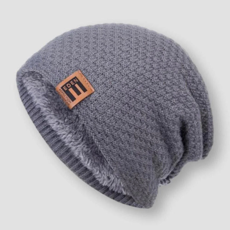 Warm Fleece Lined Slouchy Fit Winter Beanie