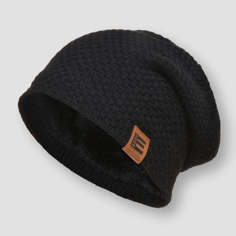 Warm Fleece Lined Slouchy Fit Winter Beanie