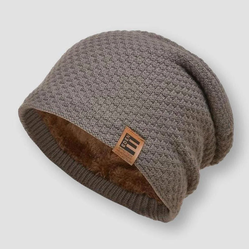 Warm Fleece Lined Slouchy Fit Winter Beanie - Nocini