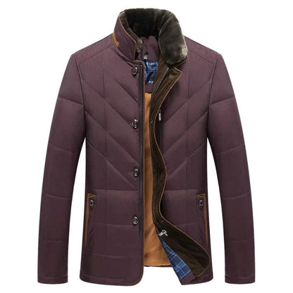 Luxury Men's Warm Winter Parka Coat