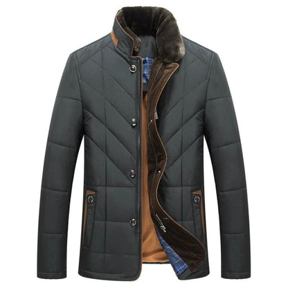 Luxury Men's Warm Winter Parka Coat