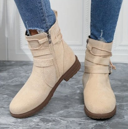 Classic Low Heel Women's Boots - Chic and Comfy