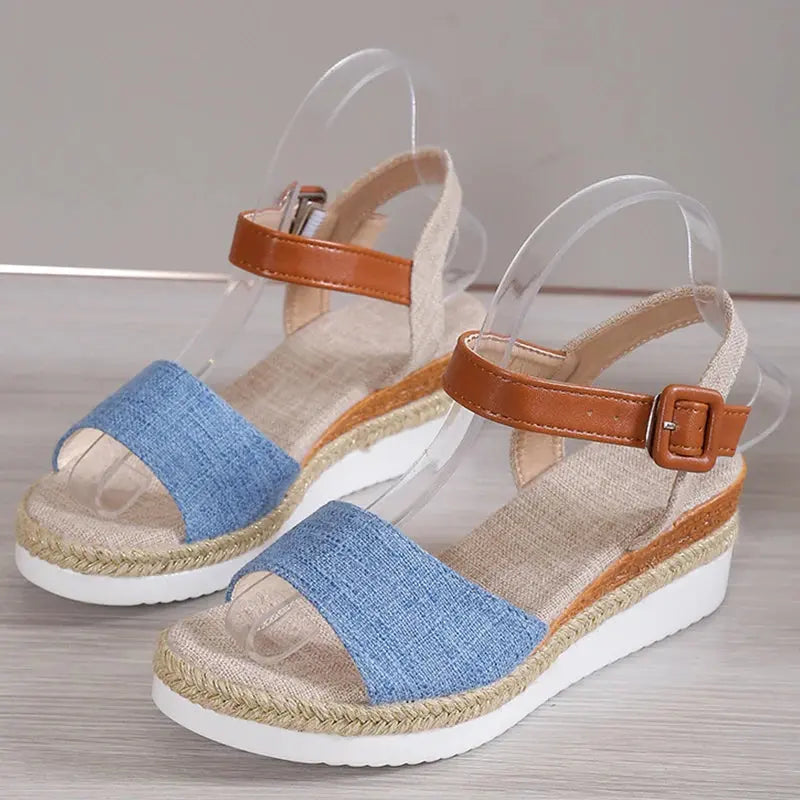 Chic High Heel Wedge Sandals for Women