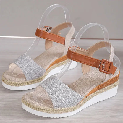 Chic High Heel Wedge Sandals for Women