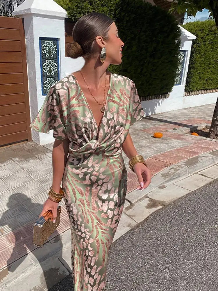 Classic Chic Wrap Dress for Women