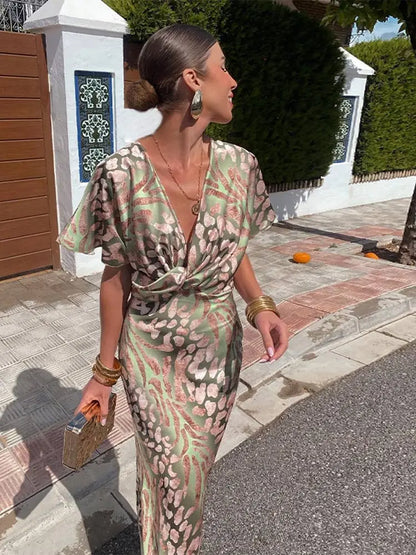 Classic Chic Wrap Dress for Women