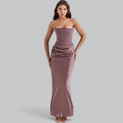 Luxurious Lace Off Shoulder Evening Gown