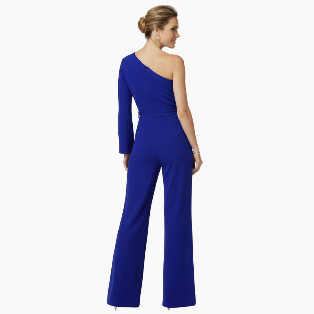 Chic One Shoulder Womens Jumpsuit