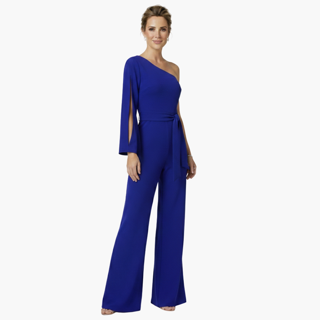 Chic One Shoulder Womens Jumpsuit