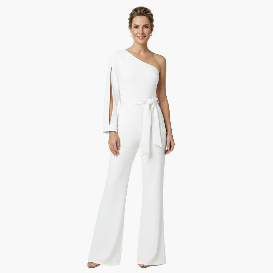 Chic One Shoulder Womens Jumpsuit