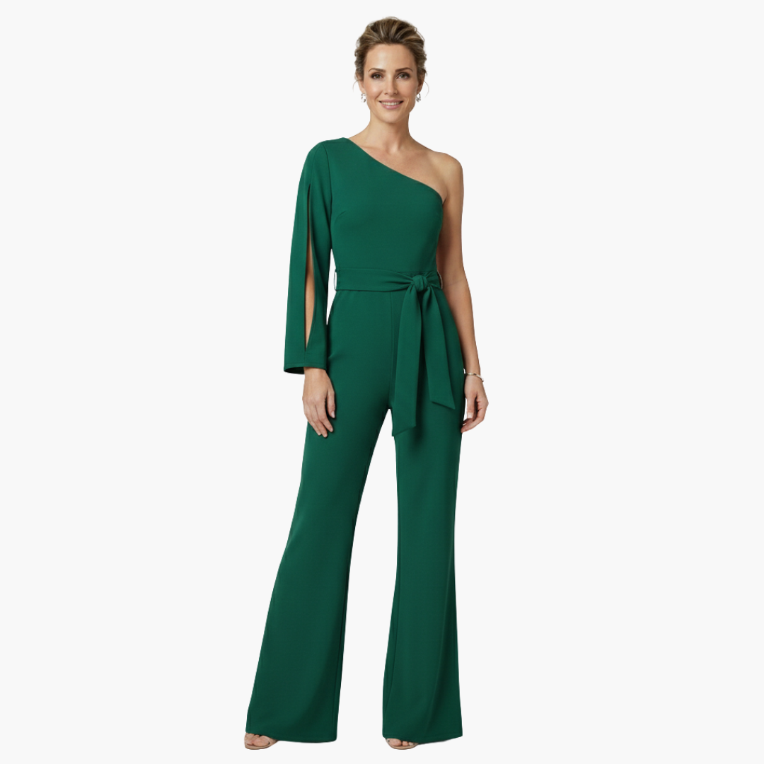 Chic One Shoulder Womens Jumpsuit