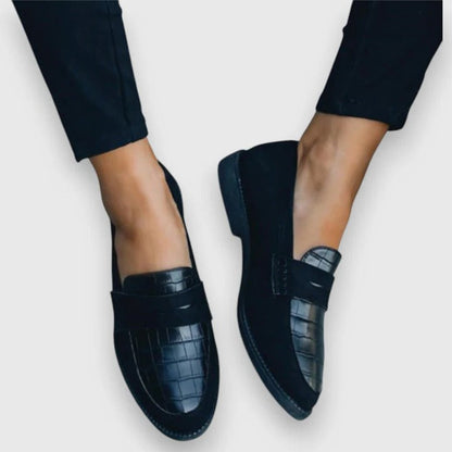 Stylish Leather Loafers - Pexav