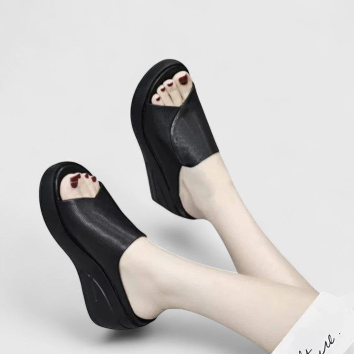 Comfortable Supportive Wedge Sandals - Olytrend