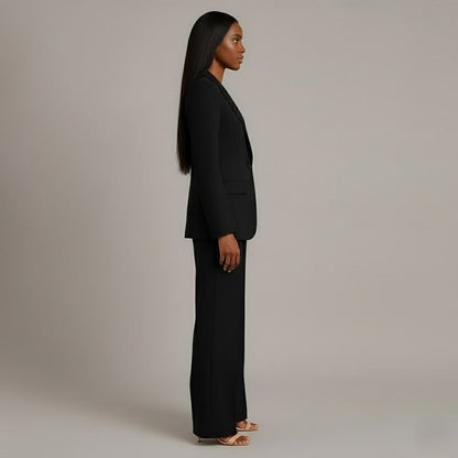Classic Fit Women's Blazer Pantsuit Set