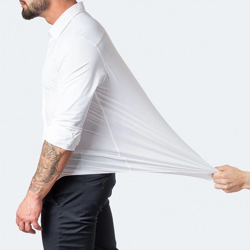 Slim Fit Men's Cotton Dress Shirt