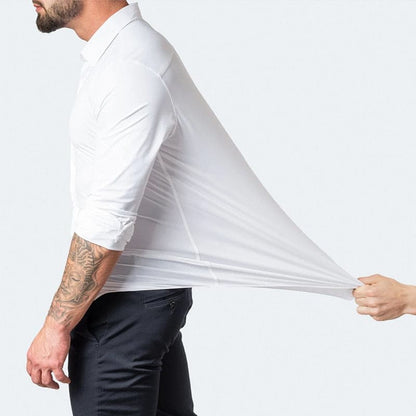 Slim Fit Men's Cotton Dress Shirt