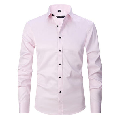 Slim Fit Men's Cotton Dress Shirt