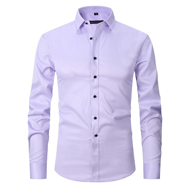 Slim Fit Men's Cotton Dress Shirt