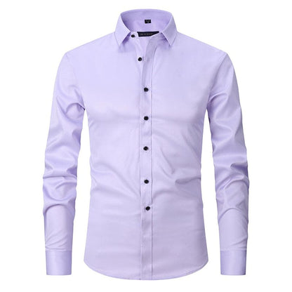 Slim Fit Men's Cotton Dress Shirt