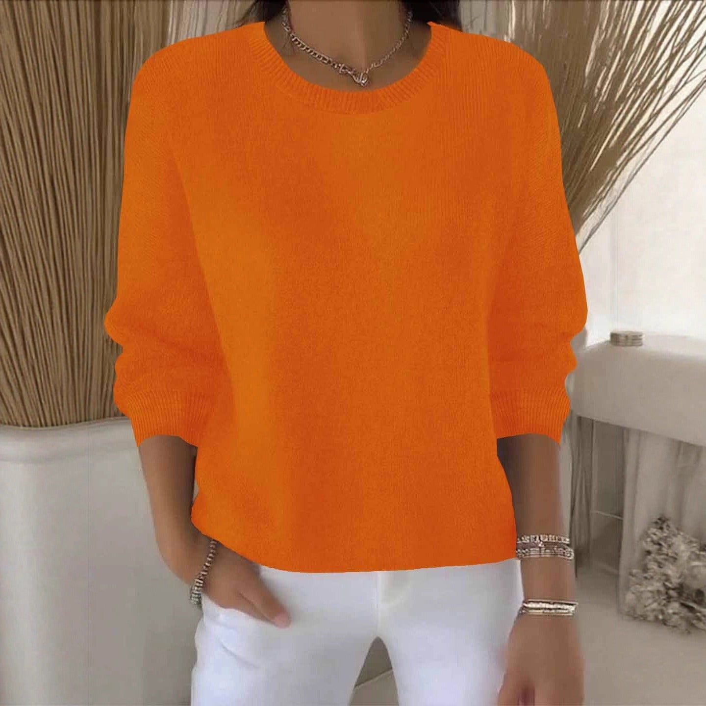 Cozy Cotton Crew Sweater
