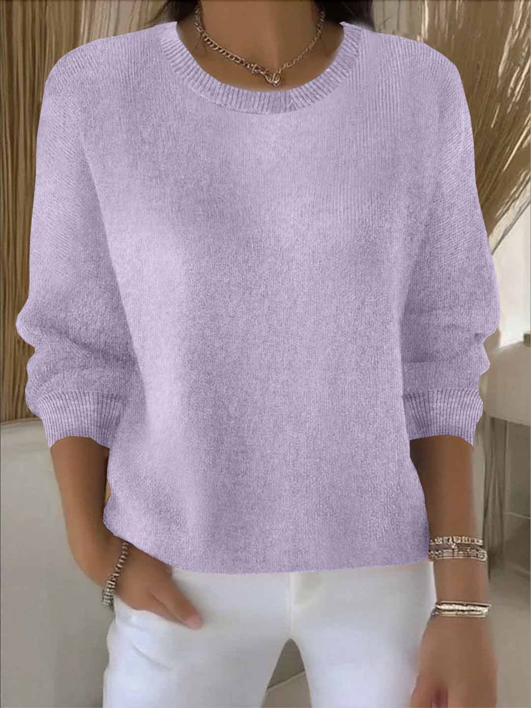 Cozy Cotton Crew Sweater