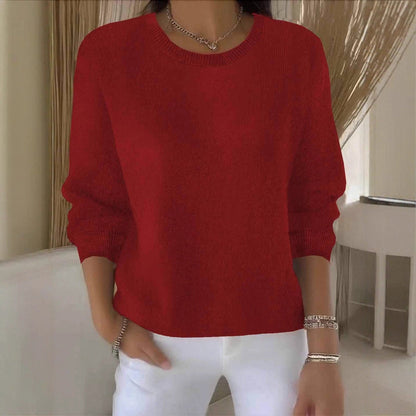 Soft Casual Crew Neck Sweater