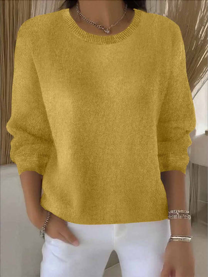 Soft Casual Crew Neck Sweater