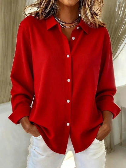 Classic Feminine Button Down Shirt