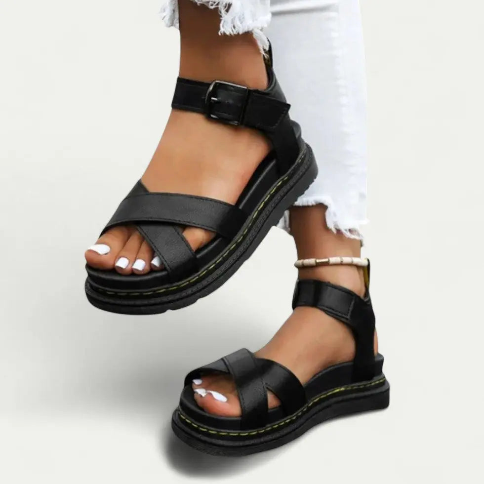 Comfortable Buckle Strap Womens Sandals - Nocini