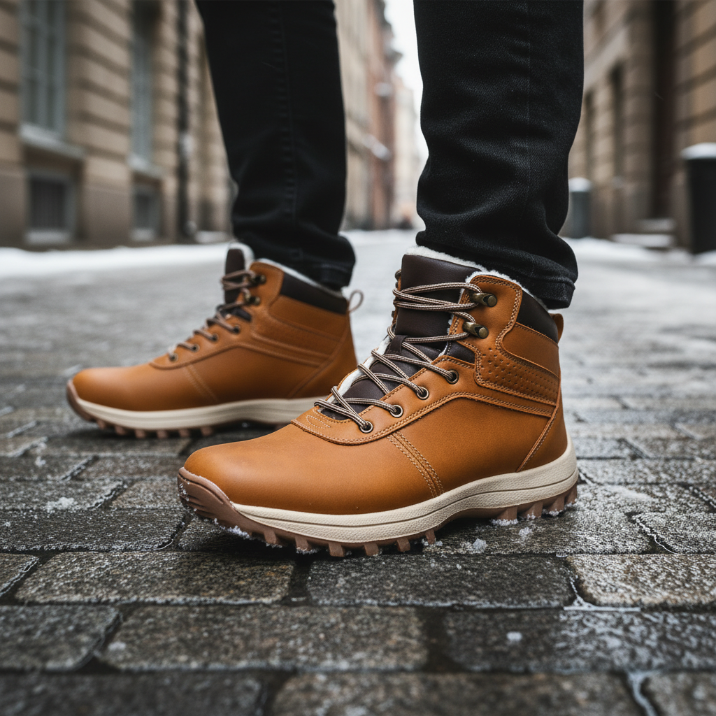 Warm Insulated Waterproof Snow Boots - Pexav