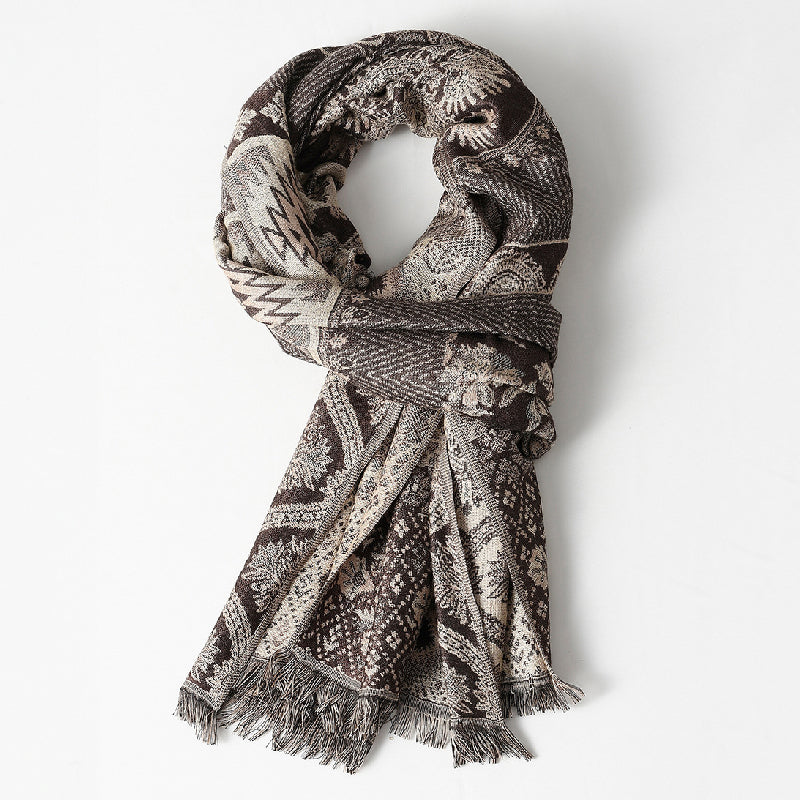 Large Soft Fringe Scarf