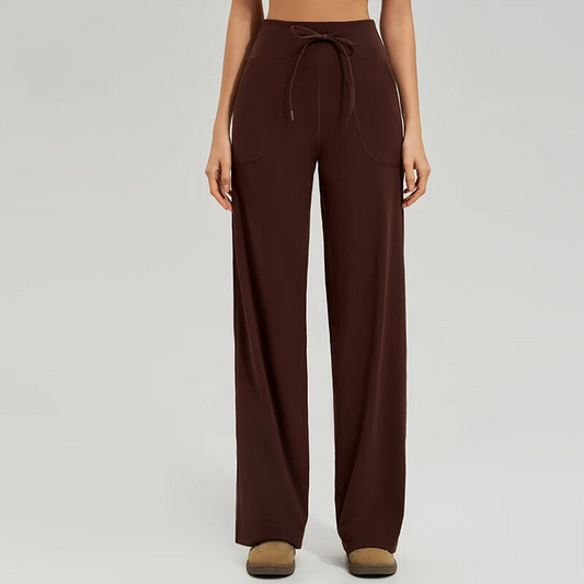 Comfortable Elastic Waist Active Pants - Nocini