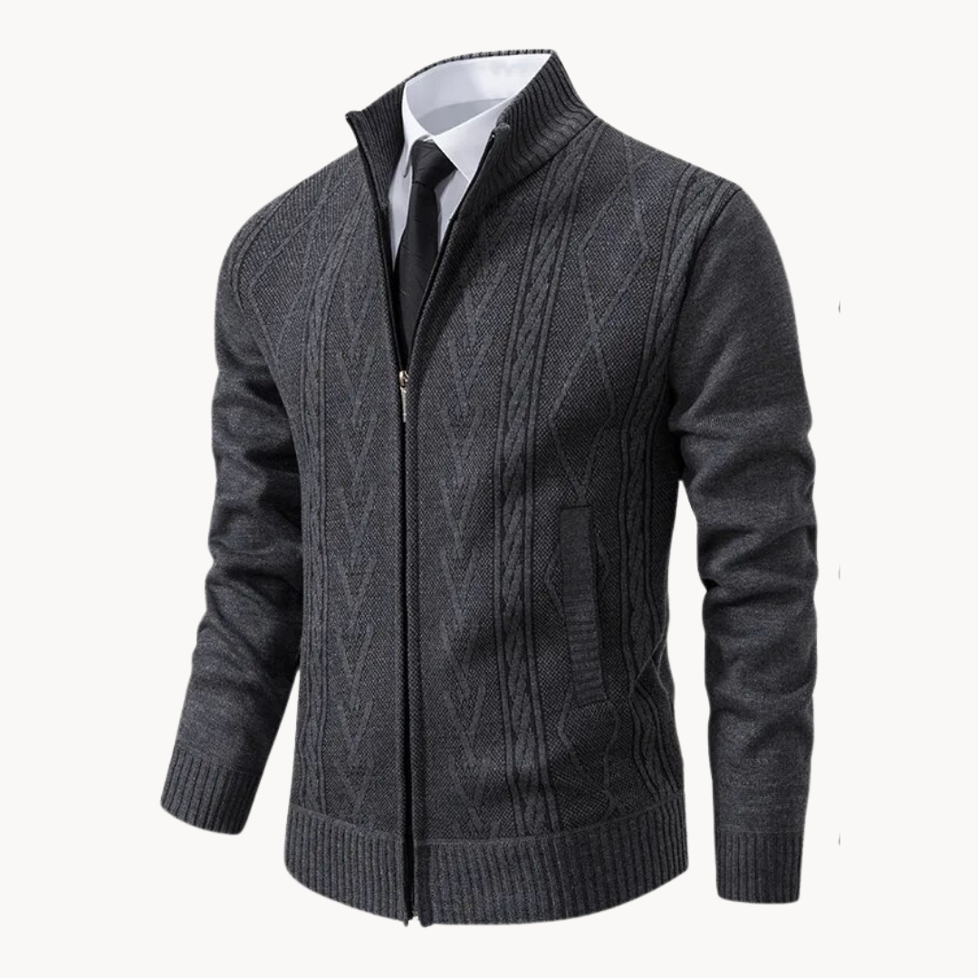 Classic Zip Front Sweatshirt