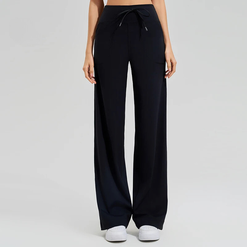 Comfortable Elastic Waist Active Pants