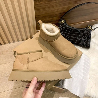 Warm Fleece Lined Ankle Boots