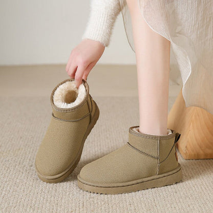 Warm Fleece Lined Ankle Boots