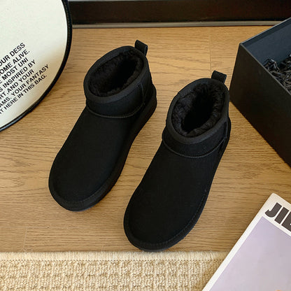 Warm Fleece Lined Ankle Boots
