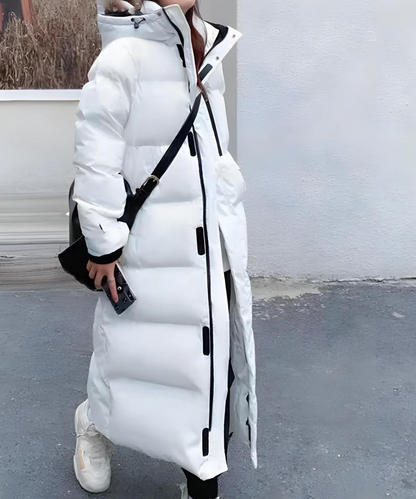 Warm Oversized Quilted Down Parka Jacket