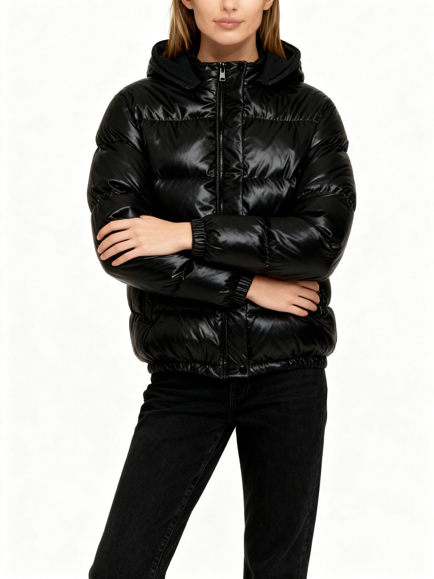 Ladies' Glossy Filled Parka - Nocini