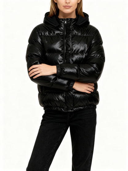 Ladies' Glossy Filled Parka - Nocini