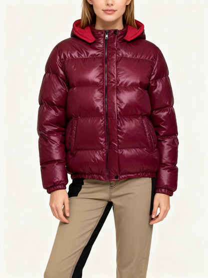 Ladies' Glossy Filled Parka
