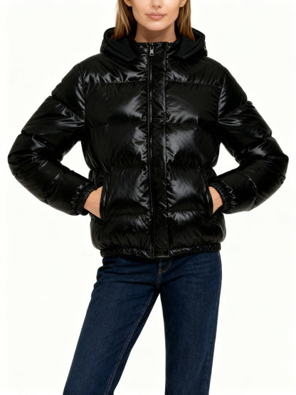 Ladies' Glossy Filled Parka