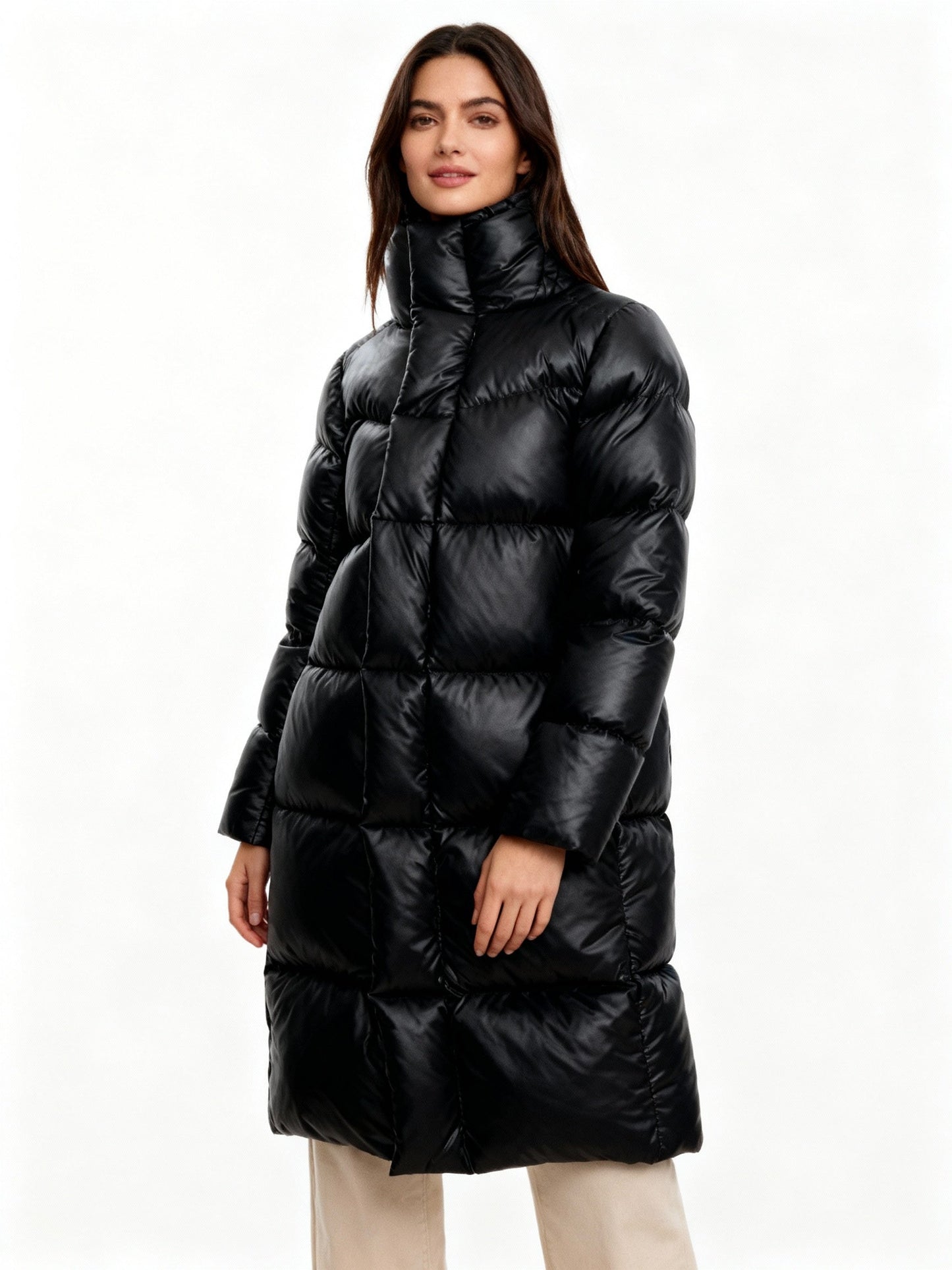 Warm Women's Down Filled Parka Coat