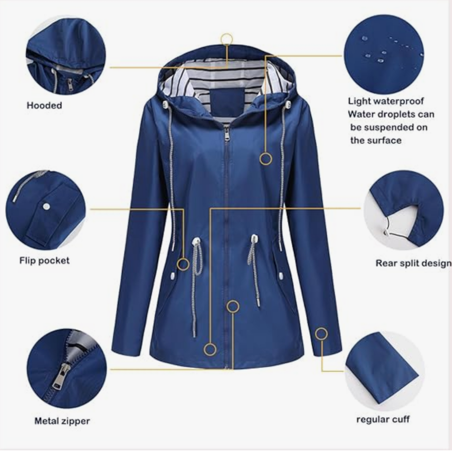 Waterproof Windbreaker Coat
