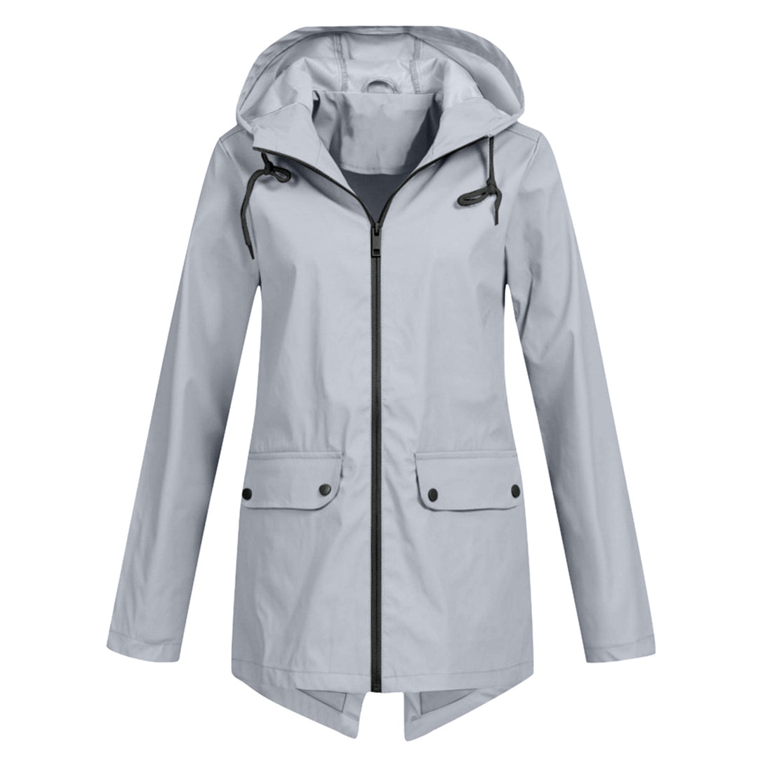 Waterproof Ladies Zip Up Parka Coat
