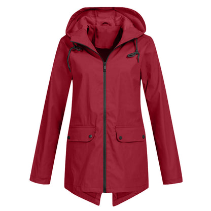 Waterproof Ladies Zip Up Coat - Olytrend