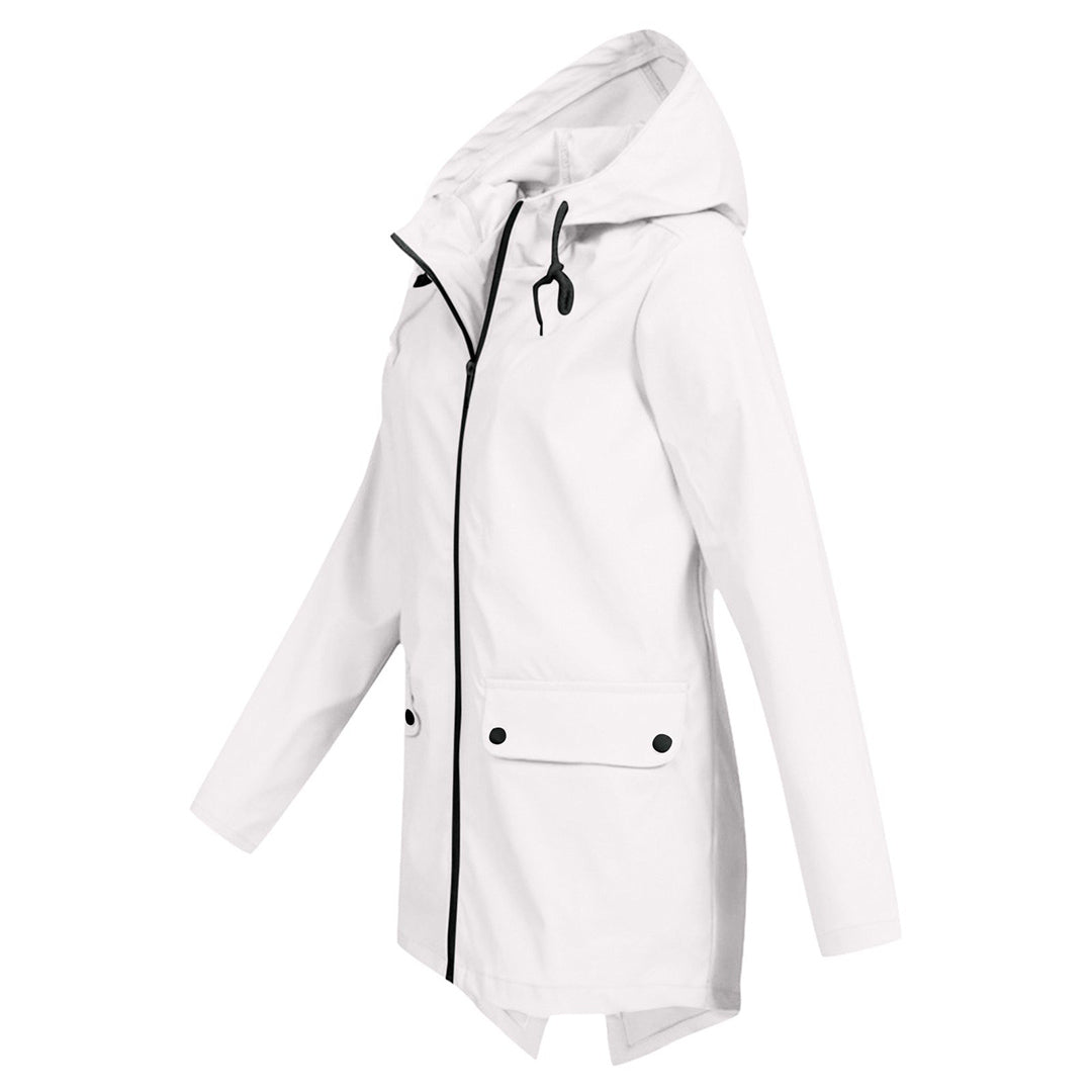 Waterproof Ladies Zip Up Parka Coat