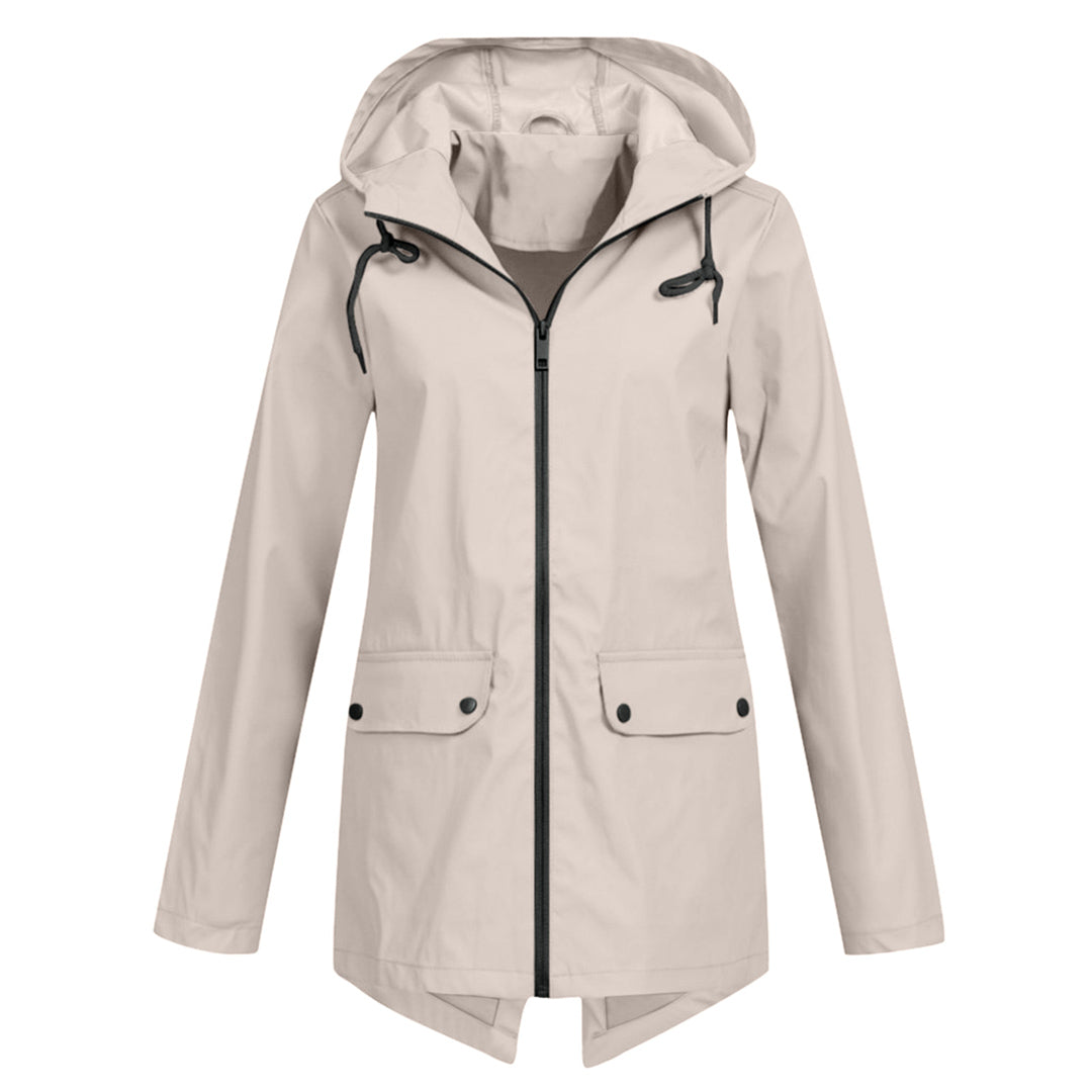 Waterproof Ladies Zip Up Parka Coat