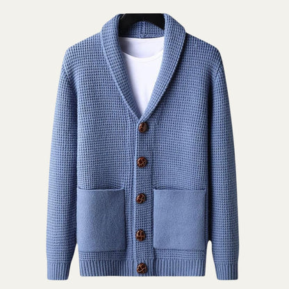 Classic Men's Knit Button Cardigan Sweater