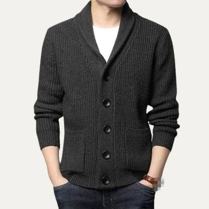 Classic Men's Knit Button Cardigan Sweater